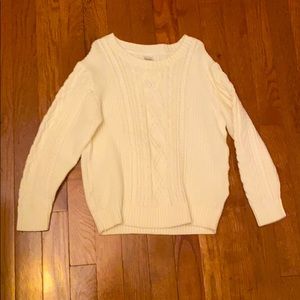 Boys Janie and Jack White Sweater